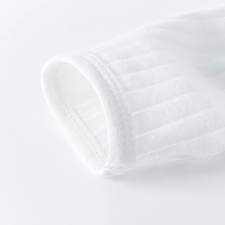 Barboteuse Blanche Nounours – Bébé Unisexe 0-18 mois