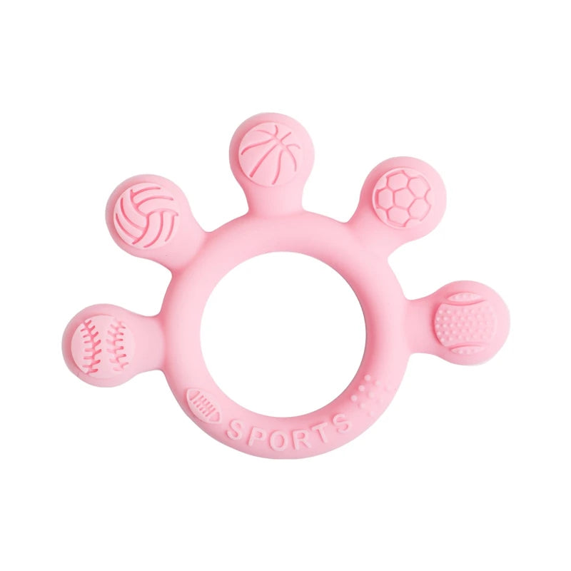 Anneau de Dentition Silicone Bébé – 3-14 mois