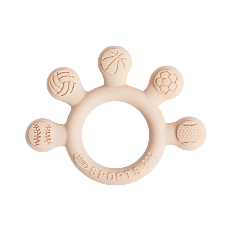 Anneau de Dentition Silicone Bébé – 3-14 mois
