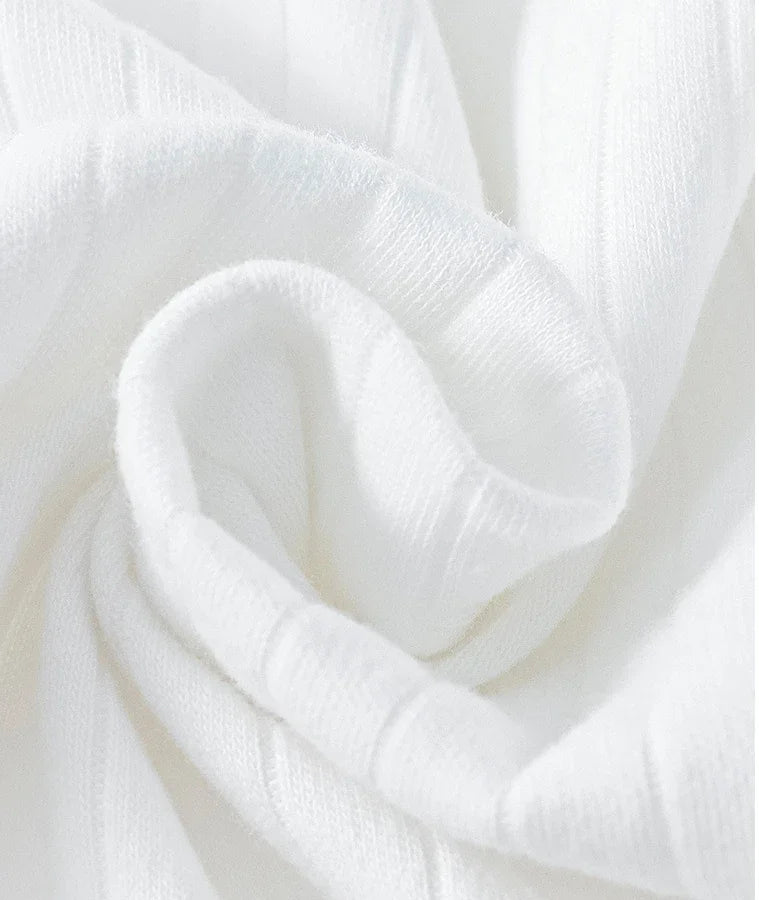Barboteuse Blanche Nounours – Bébé Unisexe 0-18 mois