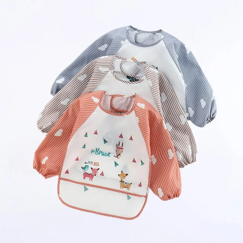 Bavoir Cartoon Imperméable Unisexe – Bébé 1-3 ans