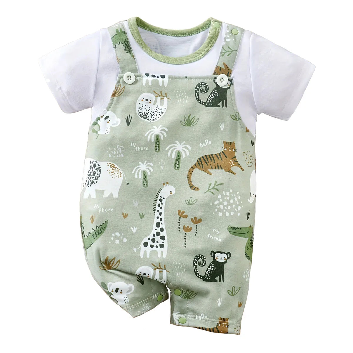 Barboteuse Zoo – Bébé Unisexe 0-18 mois