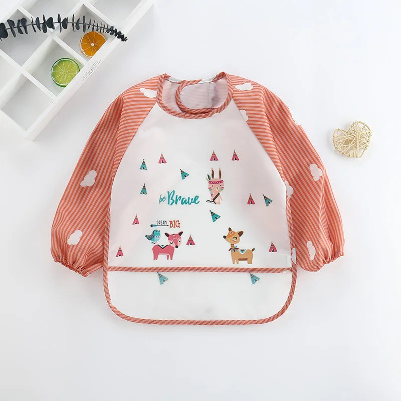 Bavoir Cartoon Imperméable Unisexe – Bébé 1-3 ans