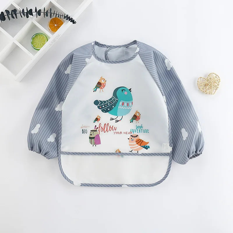 Bavoir Cartoon Imperméable Unisexe – Bébé 1-3 ans